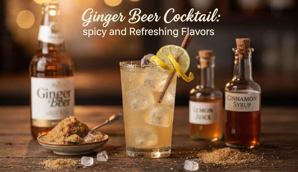 Recette cocktail Ginger Beer : saveurs épicées et rafraîchissantes