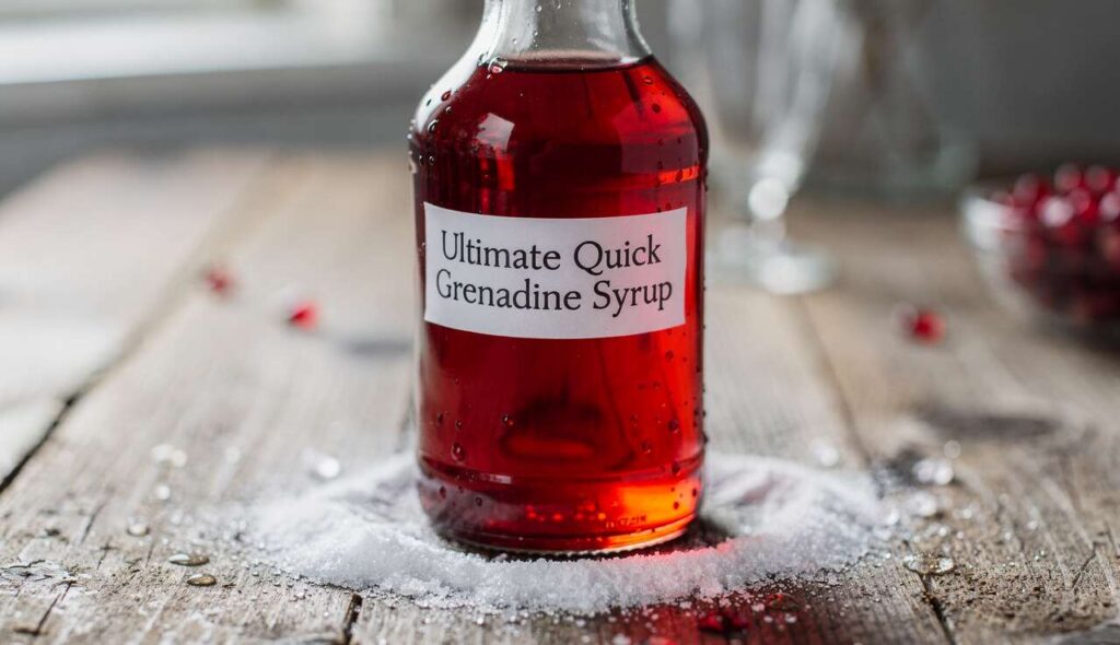 Recette ultime de sirop de grenadine rapide