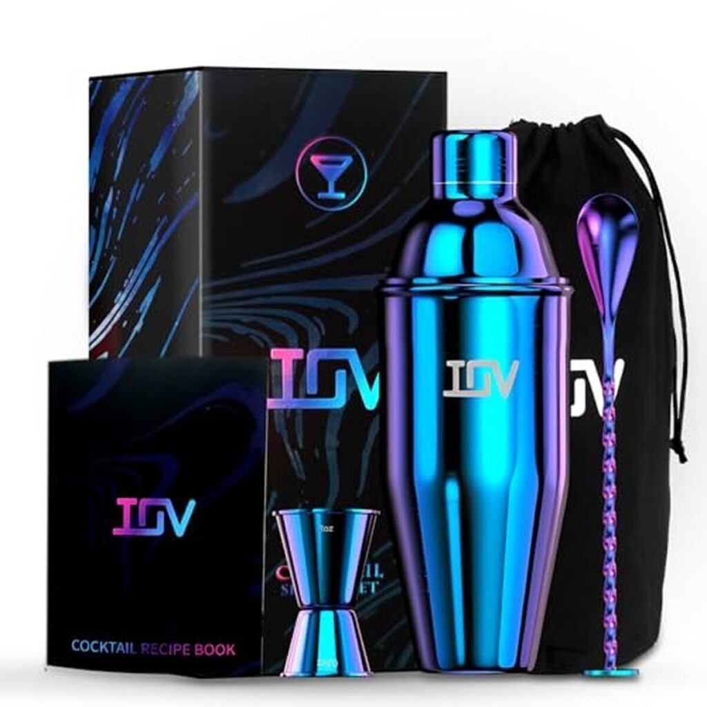 Test du shaker à cocktail IOV 710 ml : un kit professionnel en acier inoxydable