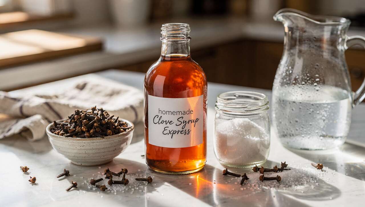 Recette express : sirop de clous de girofle maison
