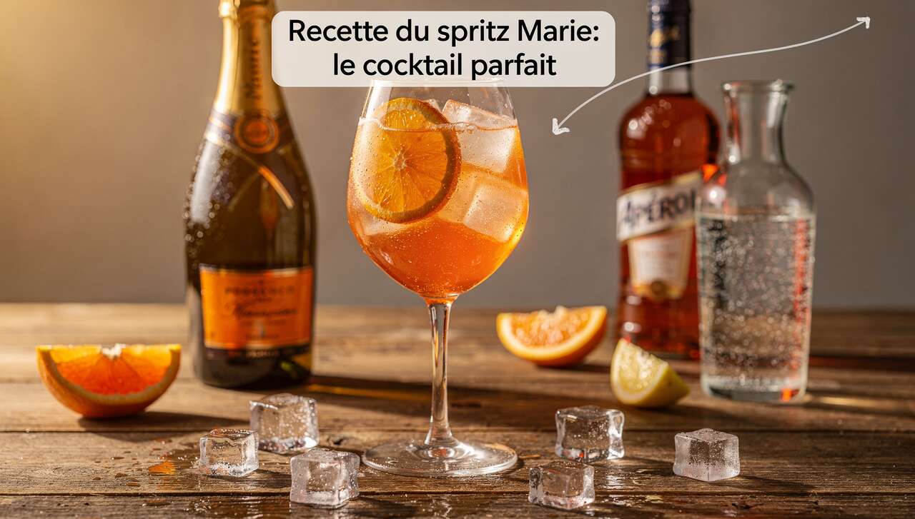 Recette du spritz Marie : le cocktail parfait