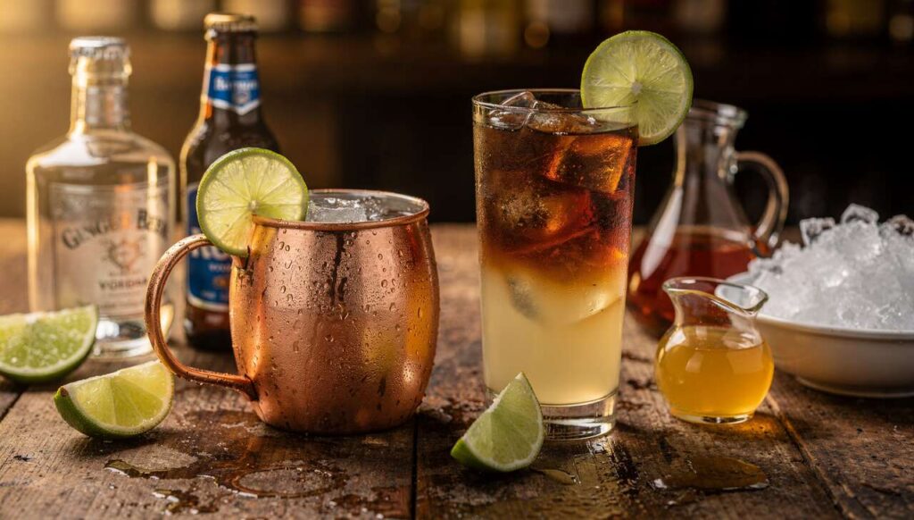 Moscow Mule Et Dark 'n' Stormy : recettes Au Citron Vert