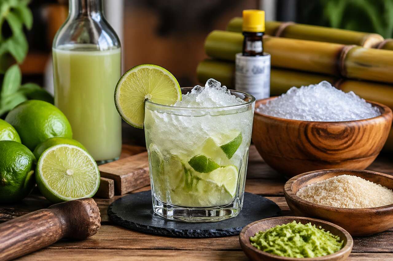 Comment préparer une caïpirinha brésilienne authentique avec de la cachaça : recette de cocktail
