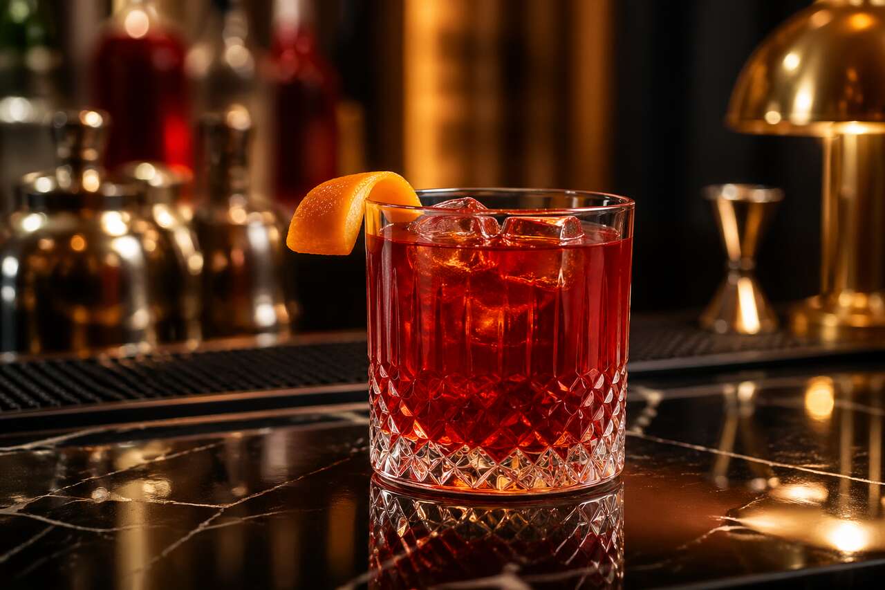 Les ingr&eacute;dients essentiels pour un negroni parfait