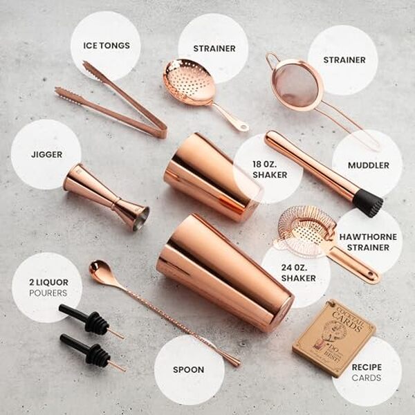 Découvrez notre avis sur le kit shaker à cocktail Mixology & Craft : un ensemble de 11 pièces indispensables pour des cocktails réussis à la maison.
