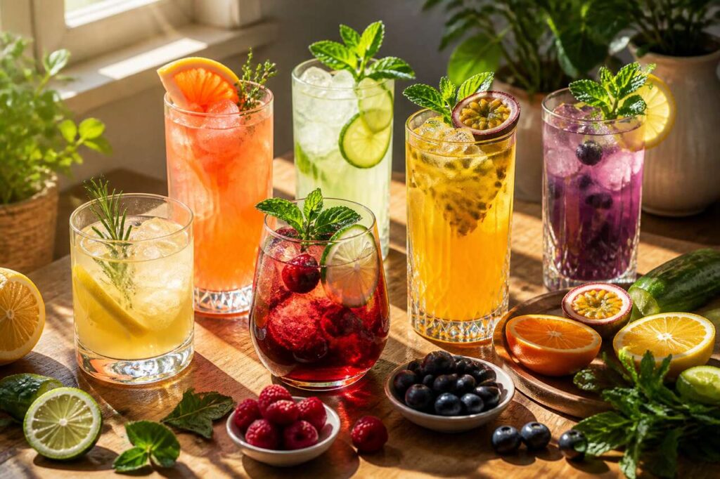 Mocktails : créations rafraîchissantes sans alcool