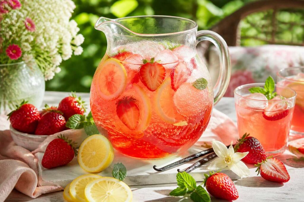 Cocktail limonade fraise : recette rafraîchissante et facile