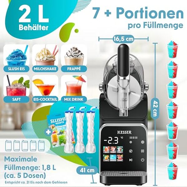 Découvrez notre test détaillé de la machine à glace KESSER : performance, facilité d'utilisation et résultats en 25 minutes pour vos slush maison. 