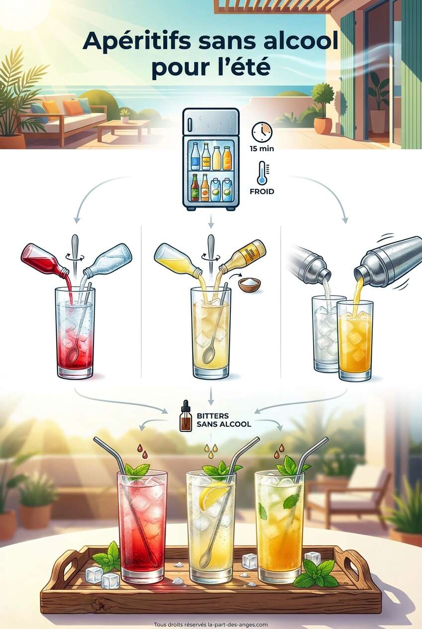 Fiche recette Ap&eacute;ritifs sans alcool pour l'&eacute;t&eacute; : recettes rafra&icirc;chissantes