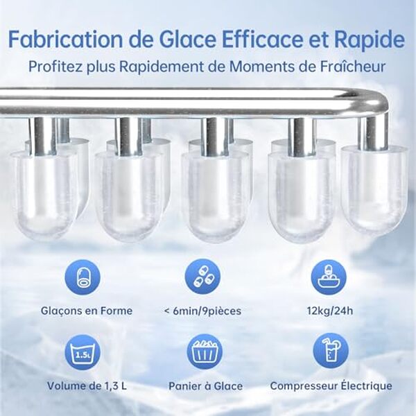 Découvrez notre test détaillé de la machine à glaçons WIE 12 kg portable. Performances, efficacité énergétique et fonctionnement silencieux : tous les résultats d'essai.
