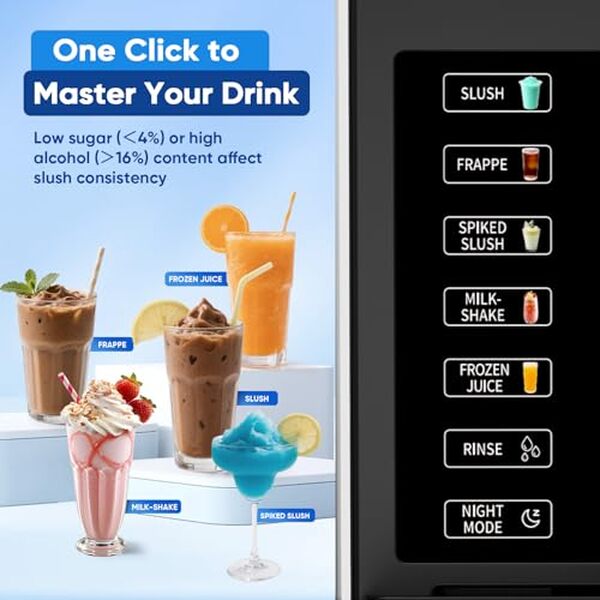 Découvrez notre test détaillé de la machine à slushie Azmsary 2, 5 L avec 6 programmes et écran LED. Avis, performances et caractéristiques complètes.