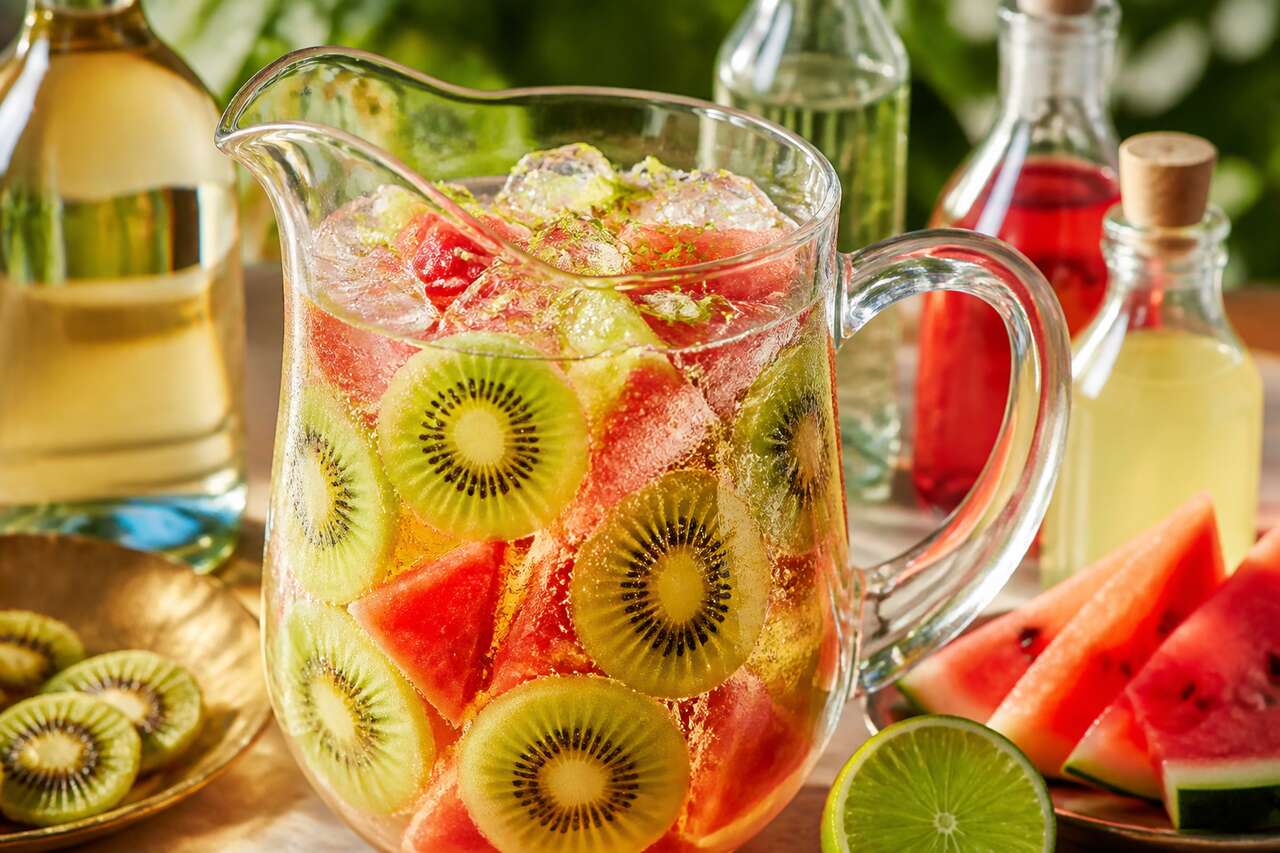 Sangria au kiwi et à la pastèque : recette fraîcheur d'été