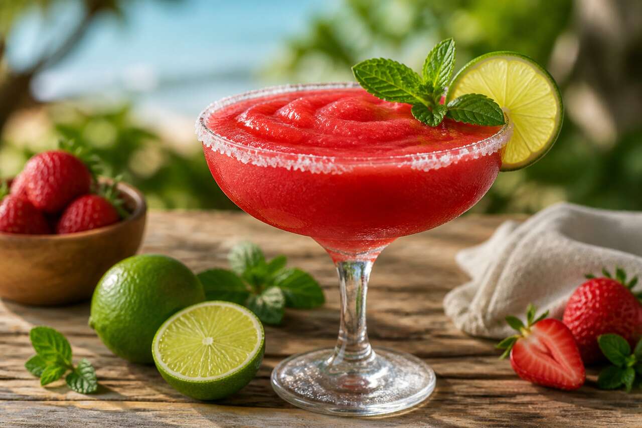 Daiquiri fraise : recette de cocktail estival