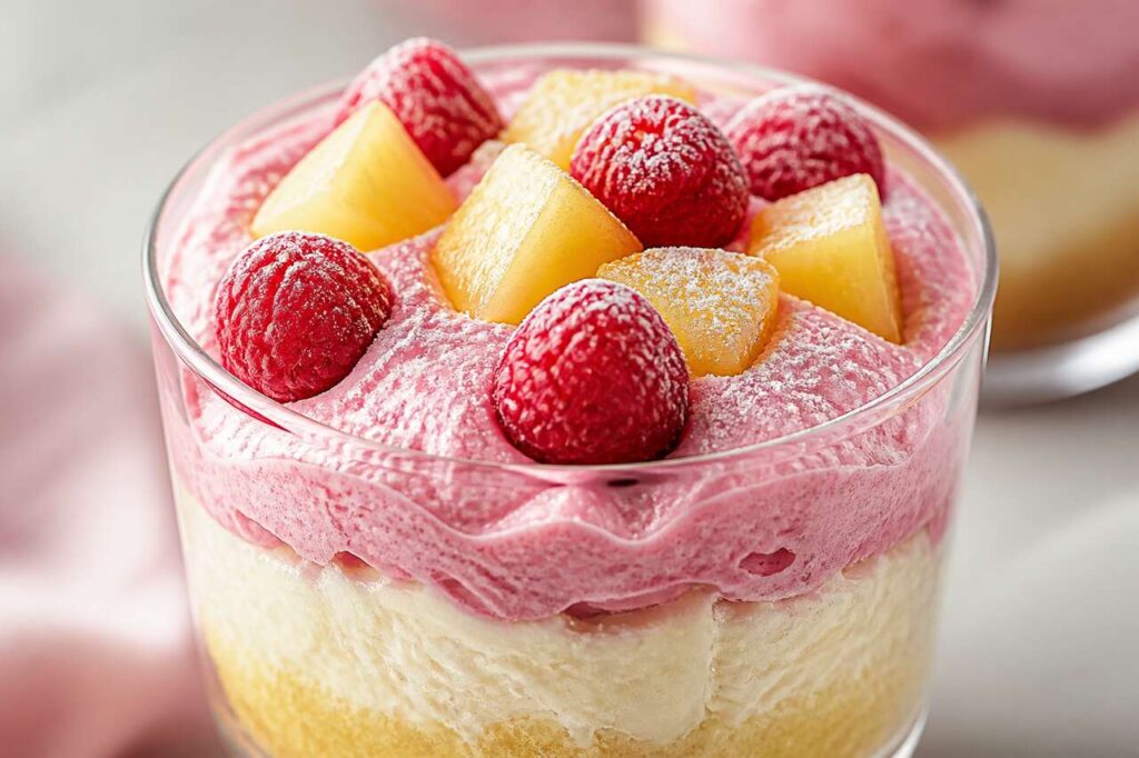 Révolution frappée : recette Piña Colada à la mousse de framboise et eau de rose