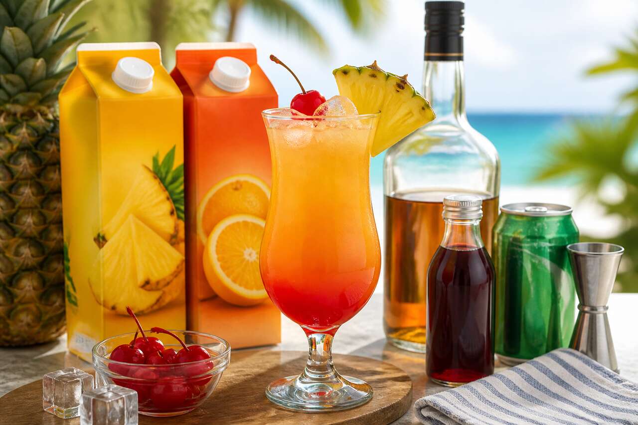 Recette du cocktail Hawaiian Punch