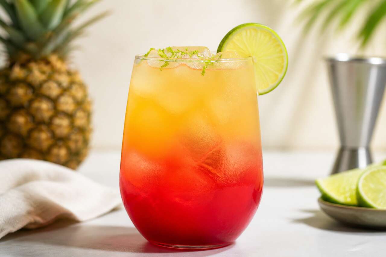 Recette du cocktail Malibu sea breeze