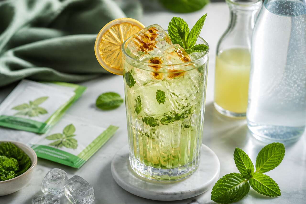 Recette du cocktail gin and mint tea