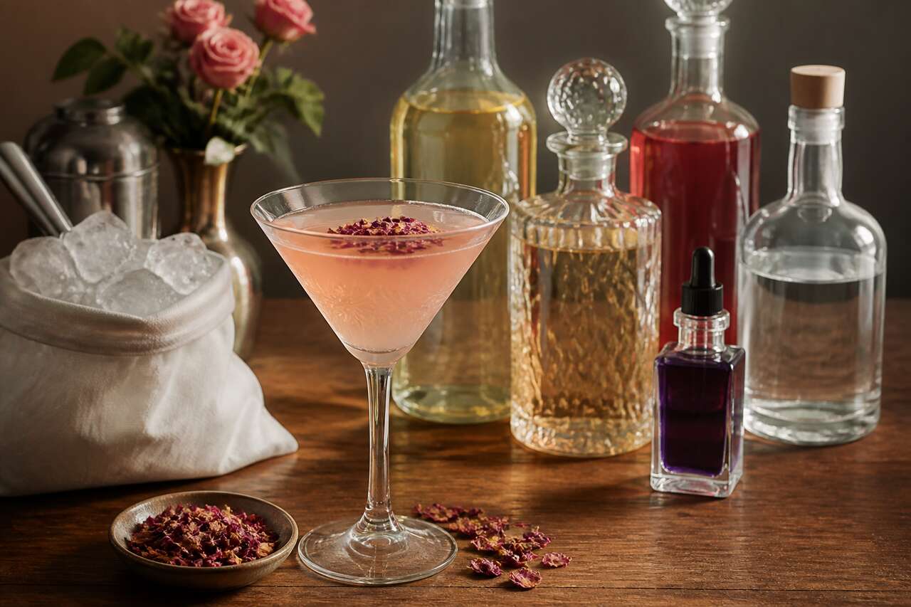 Recette du floral martini : le cocktail fleuri et &eacute;l&eacute;gant