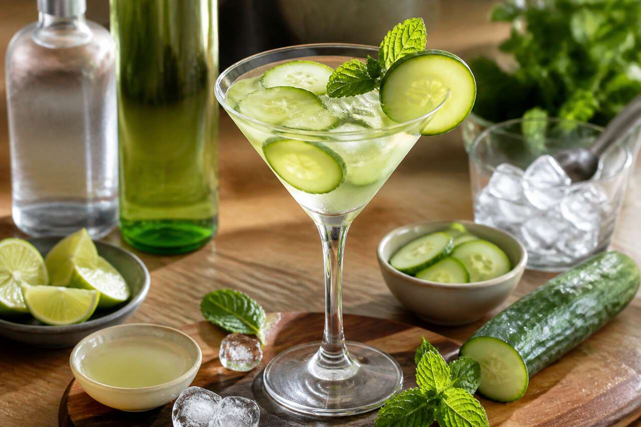Recette du Cucumber Martini : le cocktail frais au concombre