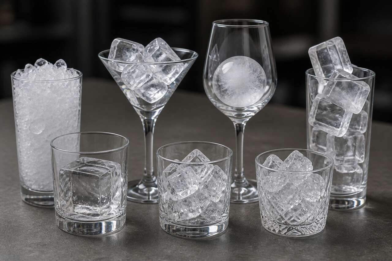 Guide : choisir le bon format de glace pour vos cocktails