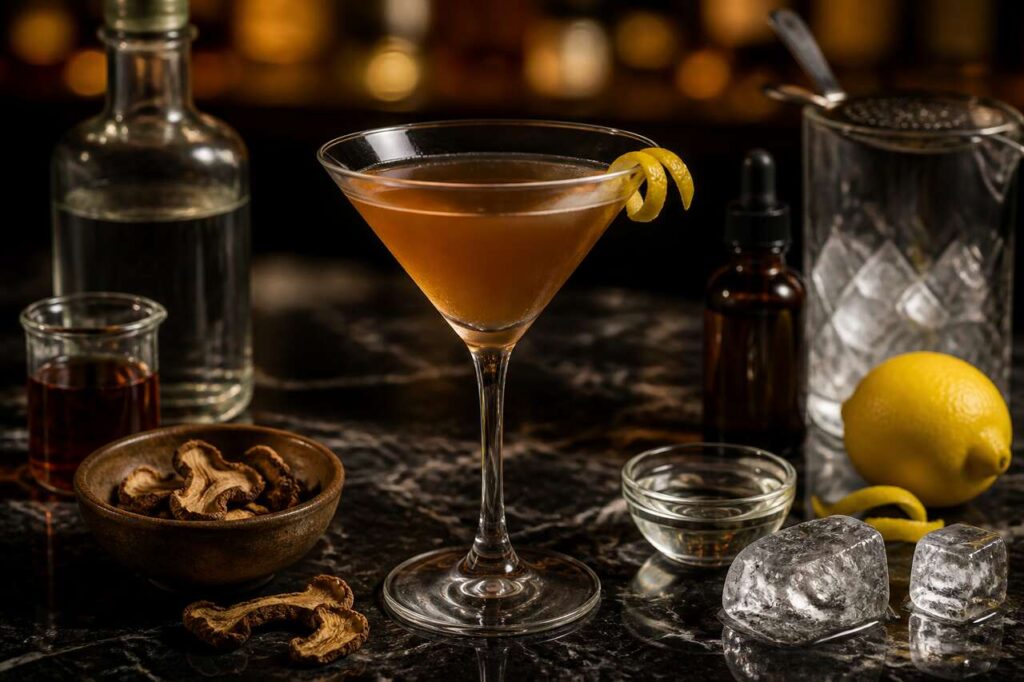 Recette du Foragers Martini : le cocktail des cueilleurs