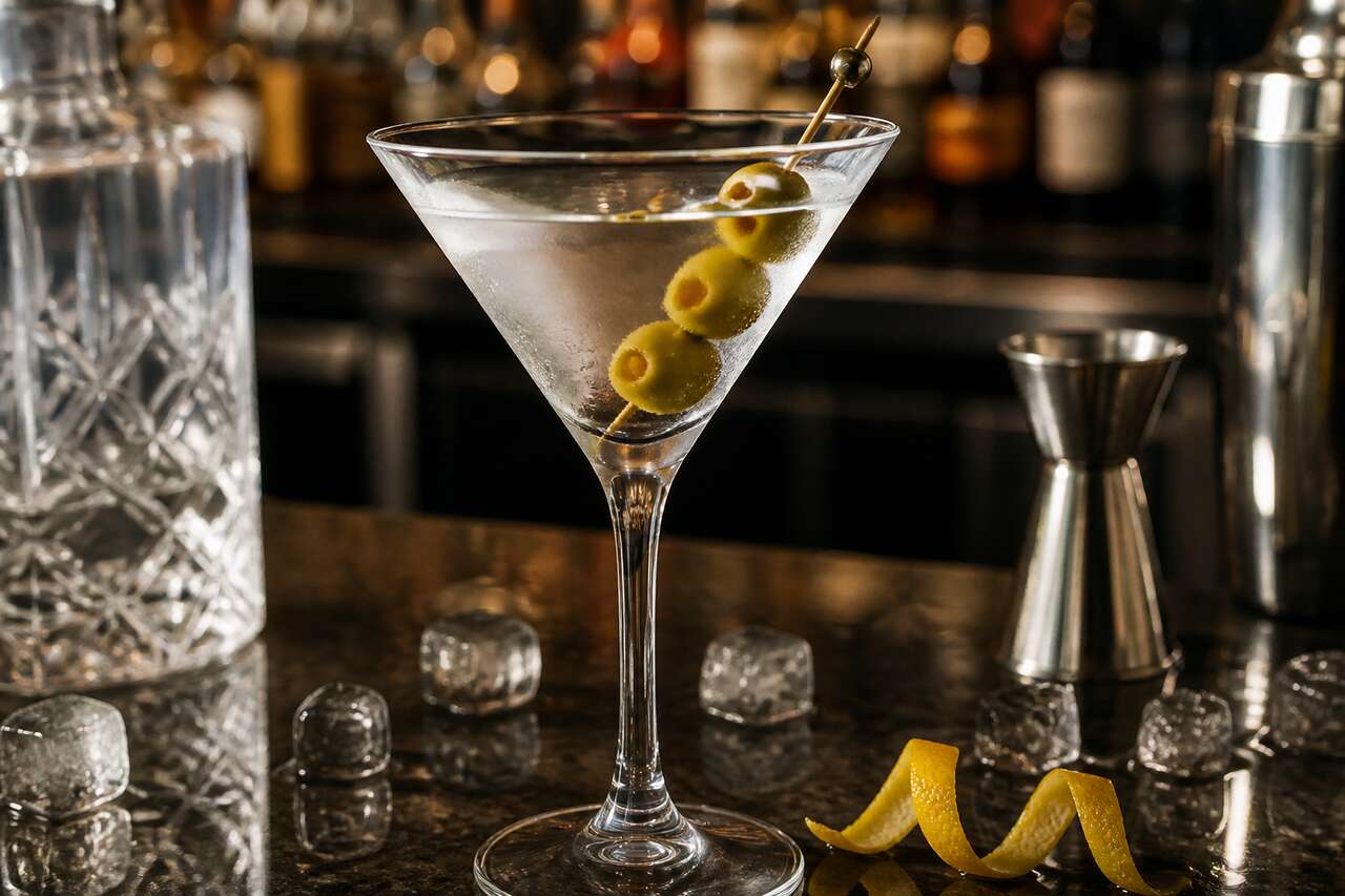 Recette du Very Dry Martini : le cocktail ultra sec et élégant
