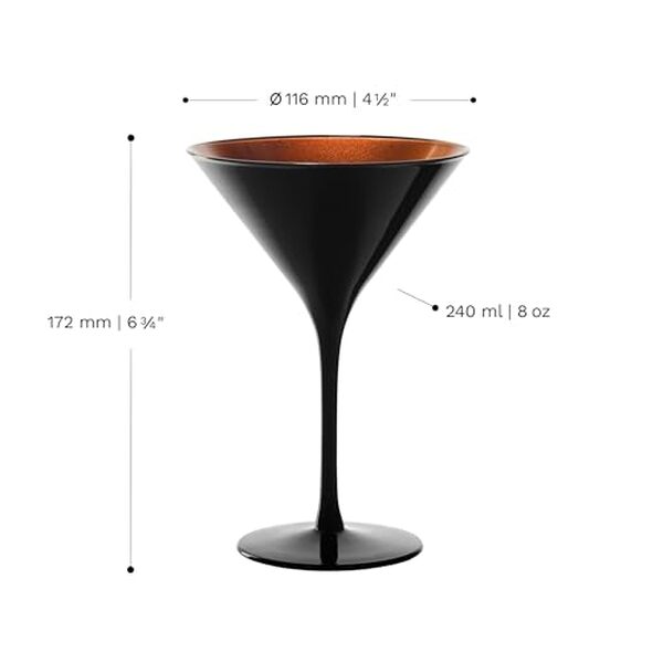 Découvrez notre avis complet sur les verres à cocktail elements noir/bronze Stölzle Lausitz : qualité, design et performance pour vos cocktails premium.
