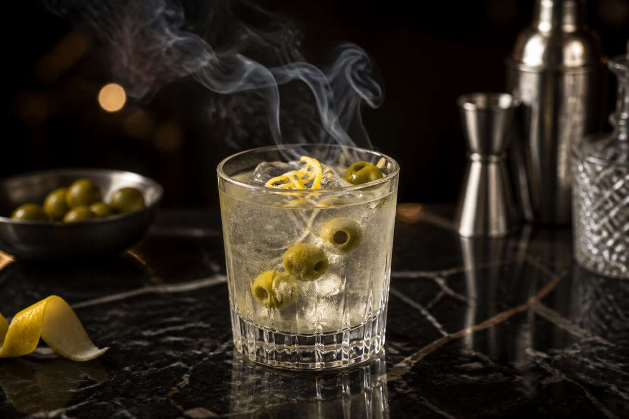Recette du Burnt Martini : le cocktail fumé à essayer absolument