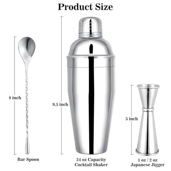 Découvrez notre test complet du shaker à cocktail BARsics en acier inoxydable de 680, 4 g : qualité, performance et avis d'expert pour vos cocktails maison. 