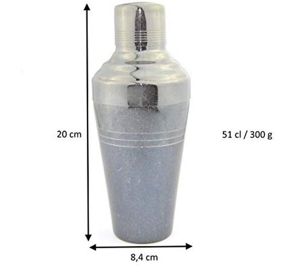 Découvrez le shaker Yukiwa Baron 51cl en argent ancien : un outil de bartender professionnel alliant design japonais épuré et performance. Idéal pour préparer vos cocktails avec style.