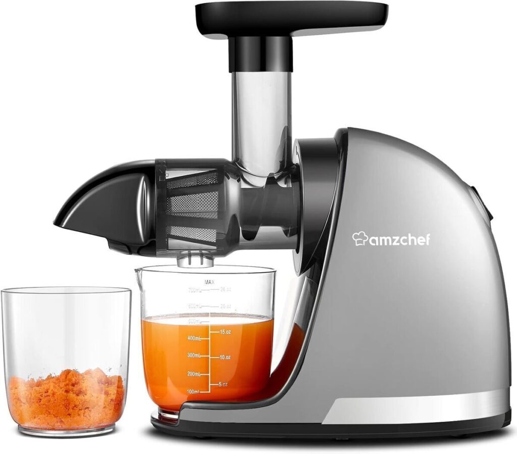 Test : extracteur de jus AMZCHEF argent performance et innovation