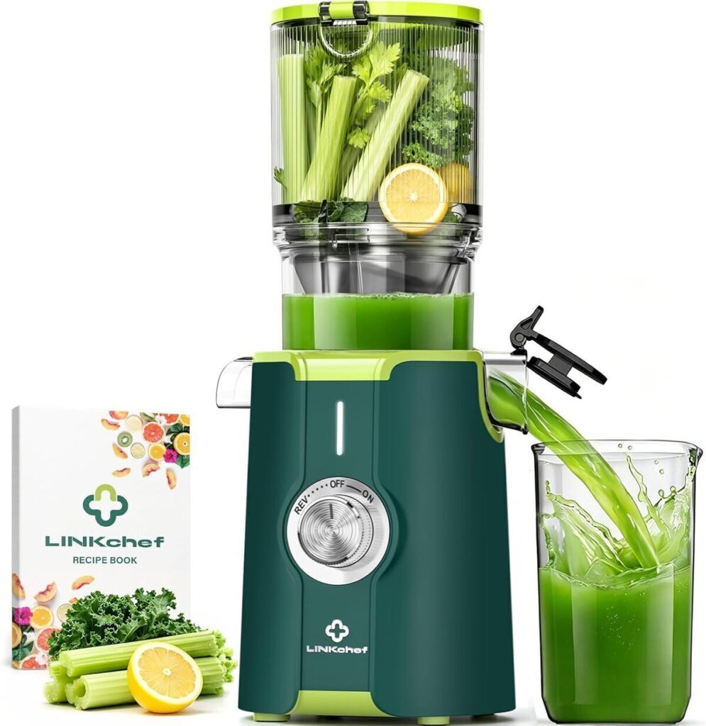 Test : extracteur de jus lent LINKChef 200w, efficacité et rapidité