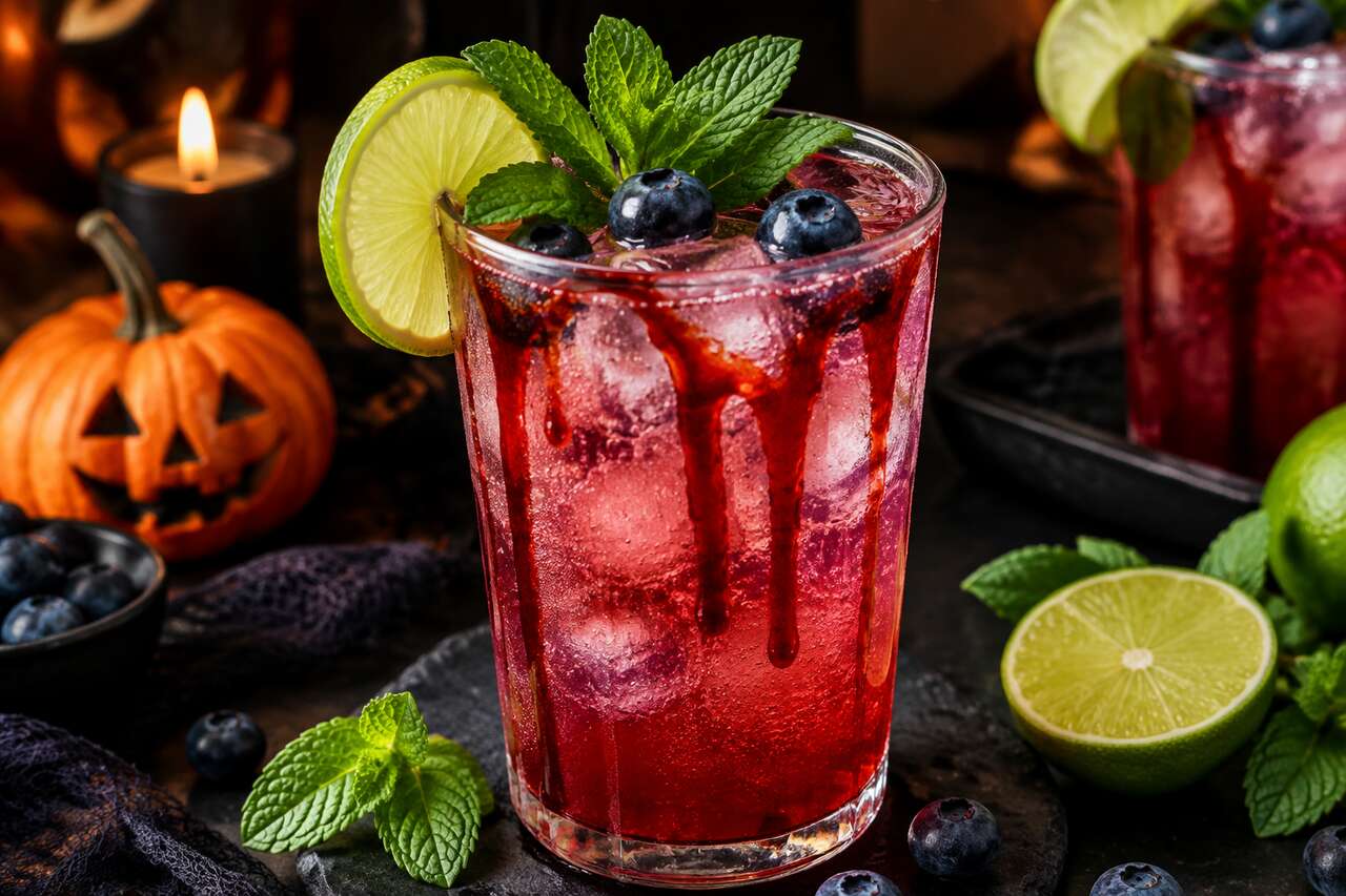 Cocktail sans alcool Halloween : recette facile