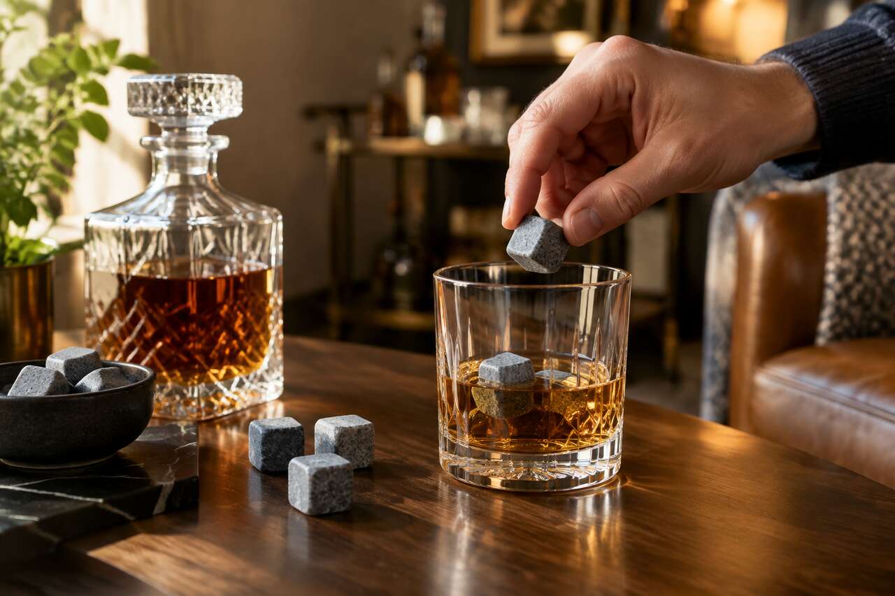 Comment utiliser les pierres à whisky, étape par étape Comment utiliser les pierres à whisky, étape par étape