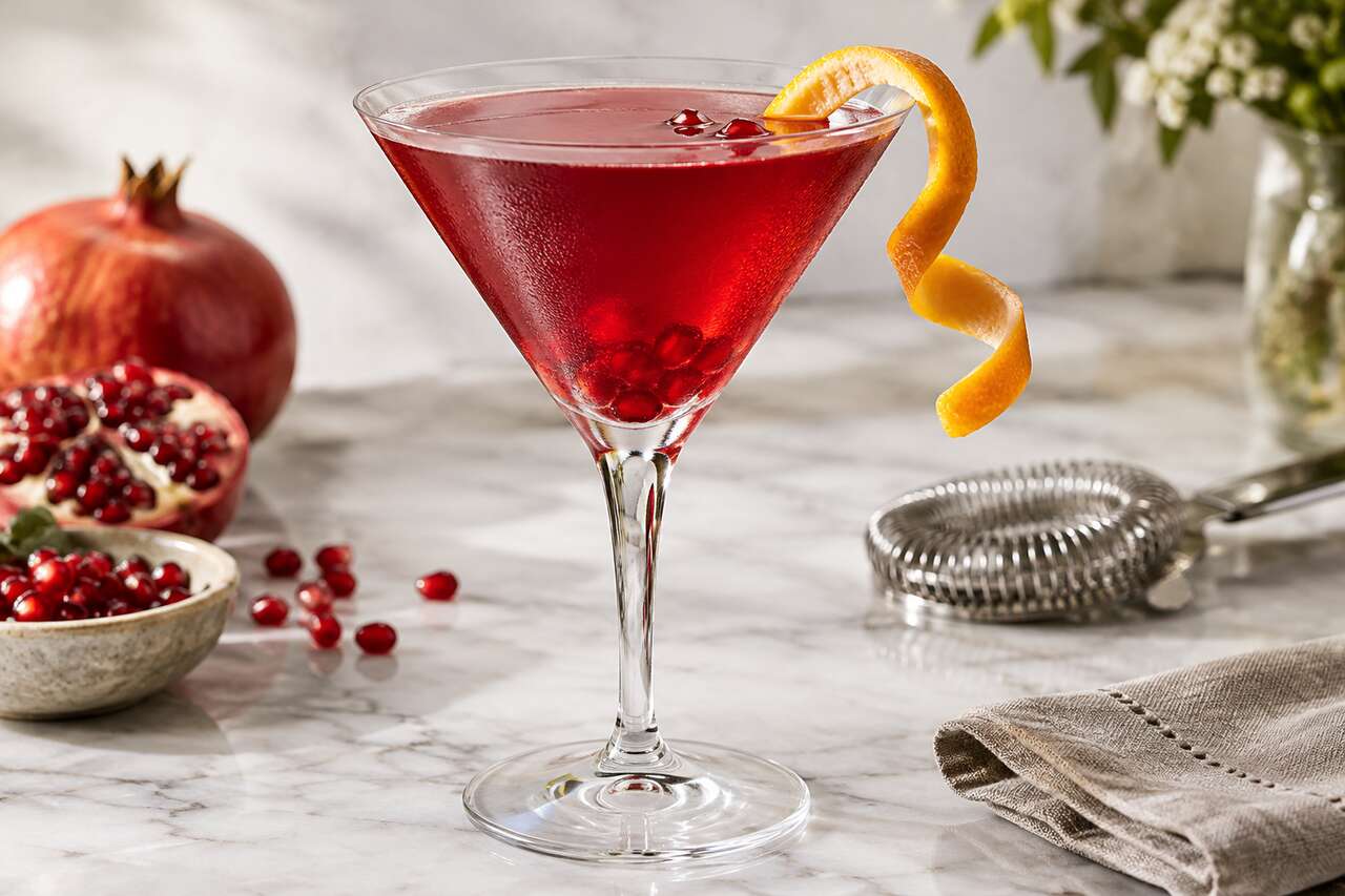 Recette du Pomegranate Martini : le cocktail à la grenade