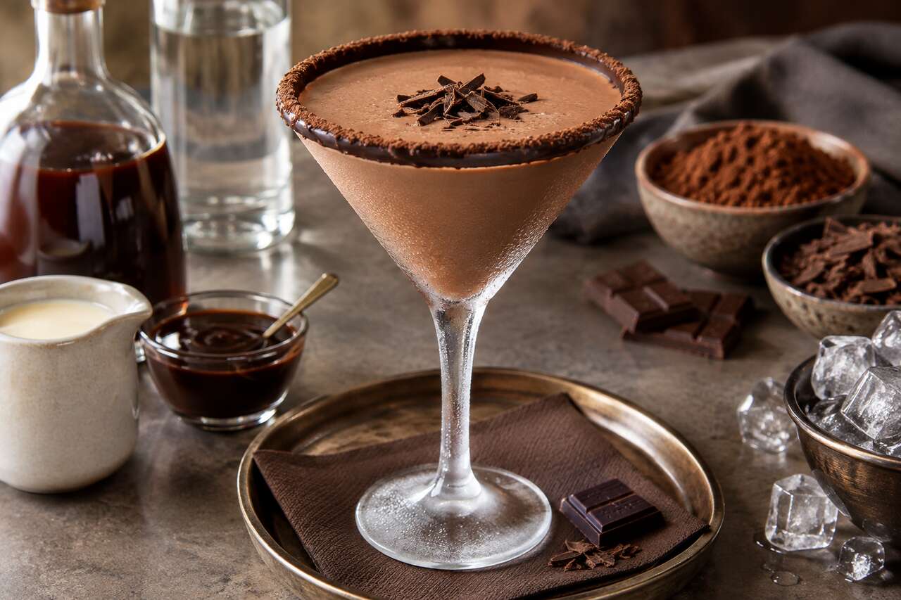 Recette du cocktail Ultimate chocolate martini