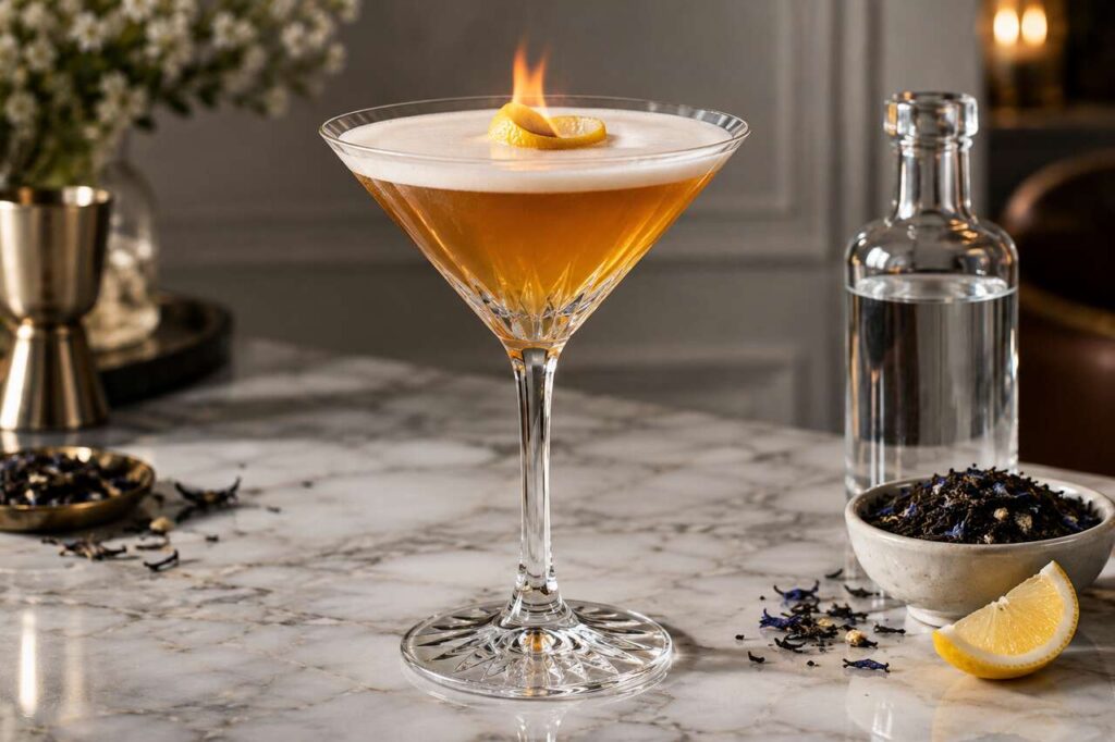 Recette du Earl Grey Martini : le cocktail chic au thé
