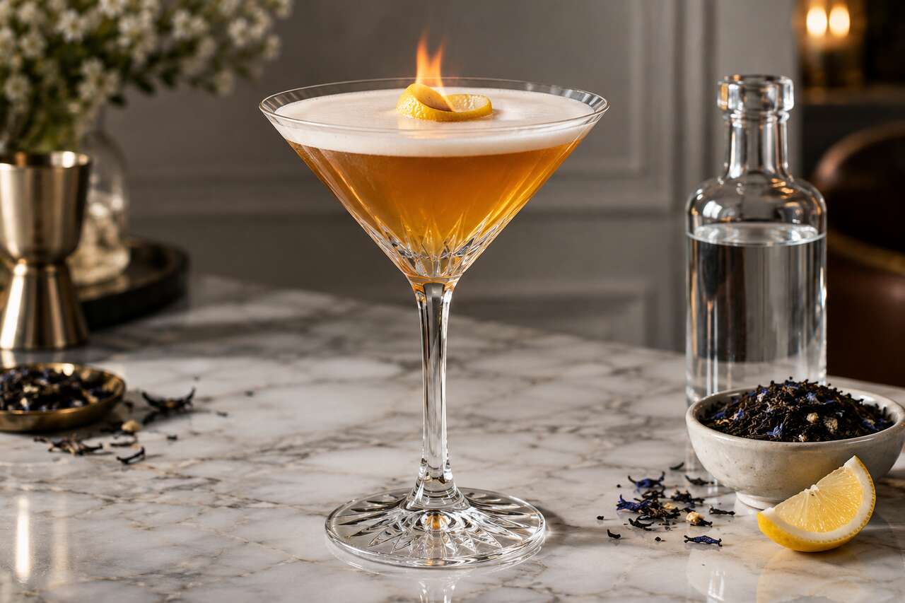 Recette du Earl Grey Martini : le cocktail chic au thé