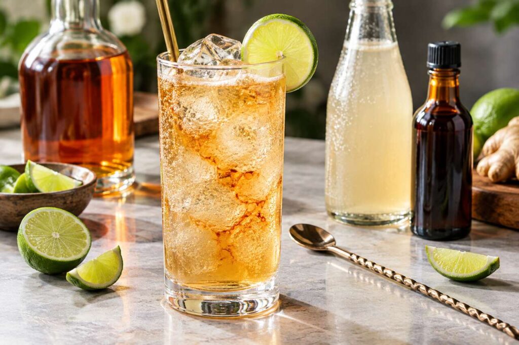 Recette du cocktail Angostura ginger beer
