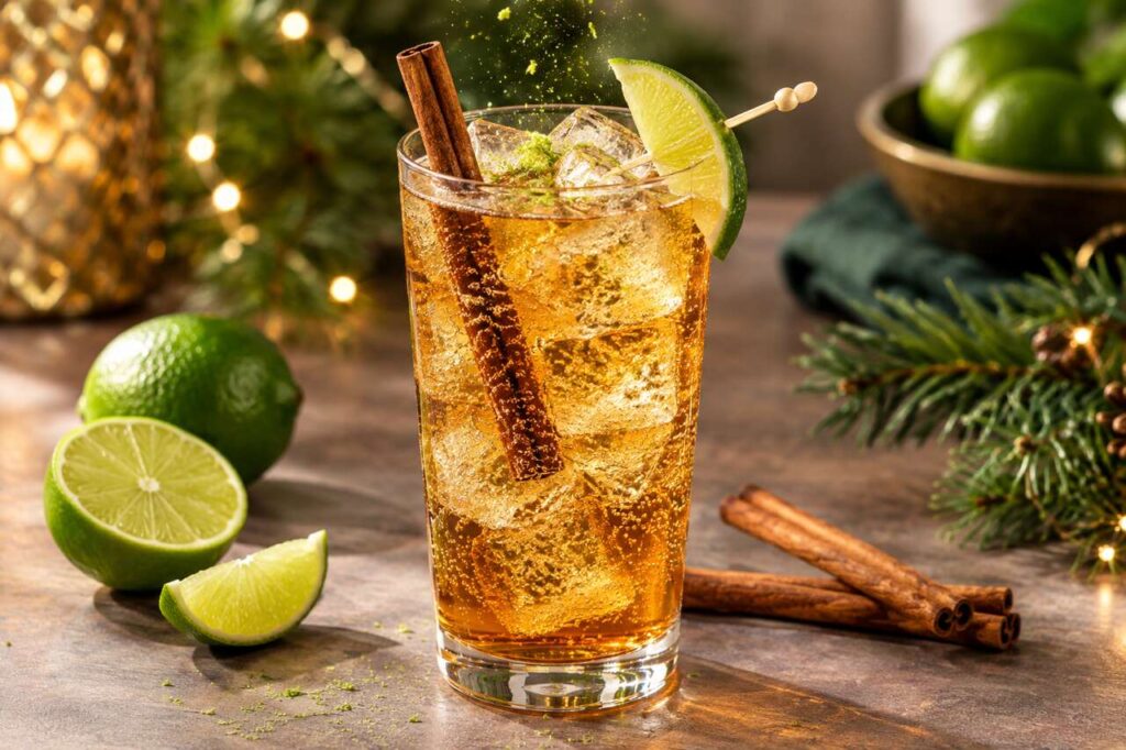 Recette du cocktail rhum épicé et Sprite