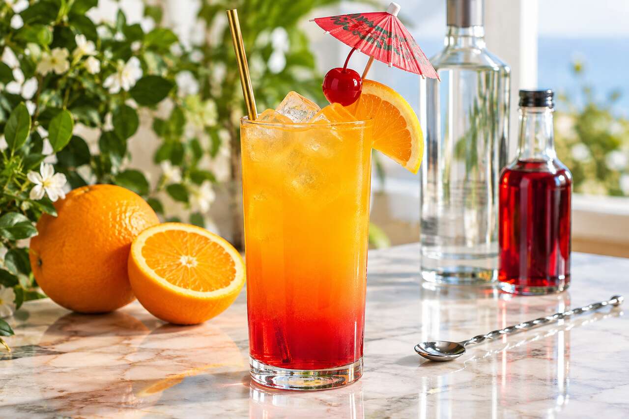 Recette du Vodka Sunrise : le cocktail coloré à base de vodka