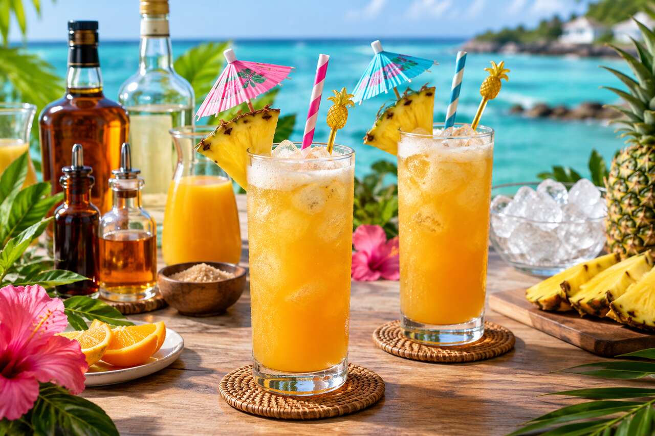 Recette du Bermuda rum swizzle : le cocktail emblématique des Bermudes